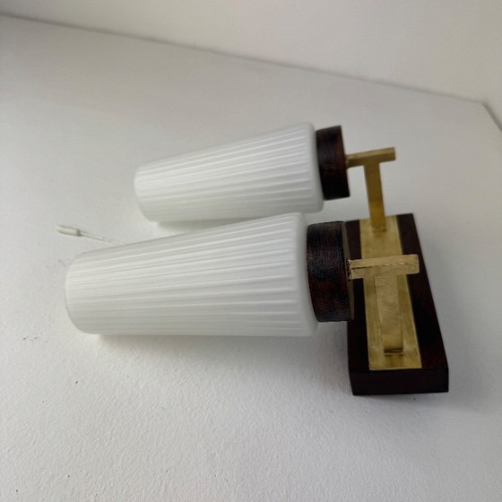 Image 1 of ANCIENNE APPLIQUE DOUBLE SCANDINAVE VINTAGE