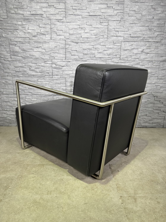 Flexform A.B.C. Sillón Antonio Citterio – Sillones, Leather, Metal, Modern (photo 6 of 13)