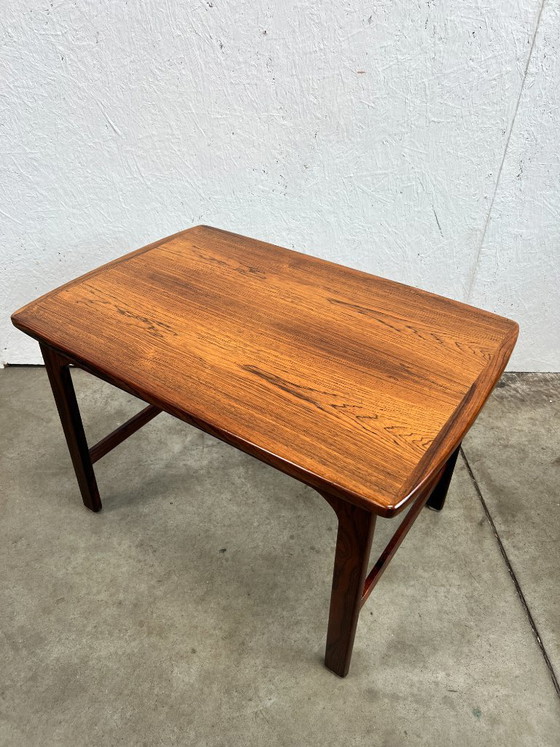 Image 1 of Table d'appoint/table basse vintage en palissandre, Suède, Folke Ohlson pour Tingströms