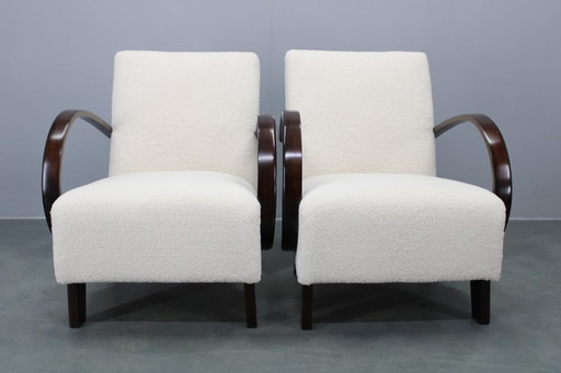 Paar Art-Deco-Sessel von Jindřich Halabala