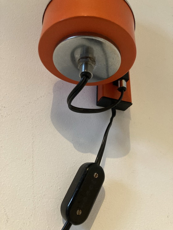 Vintage 70s Space Age Reggiani Wall Light – Metal, Plastic (photo 8 of 13)