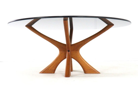 Image 1 of Table basse Illum Wikkelso pour Niels Eilersen T118 vintage danoise