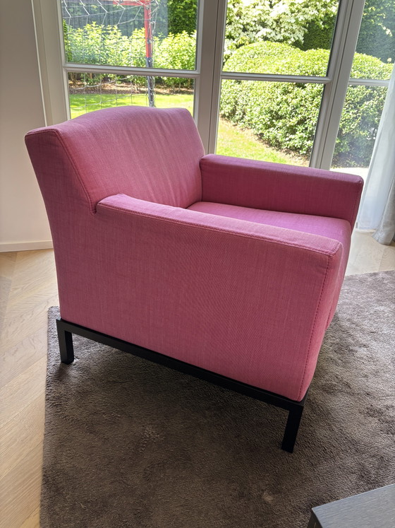Image 1 of Fauteuils Meridiani (lot de 2) – rose – housses amovibles