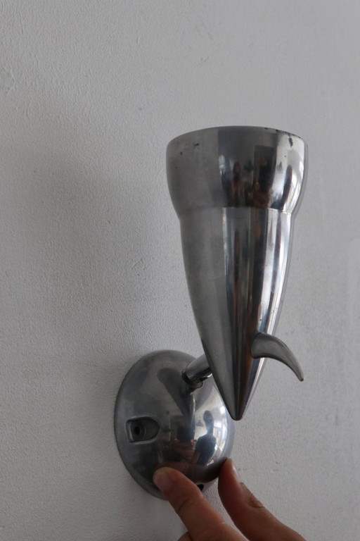 Vintage IKEA shark lamp