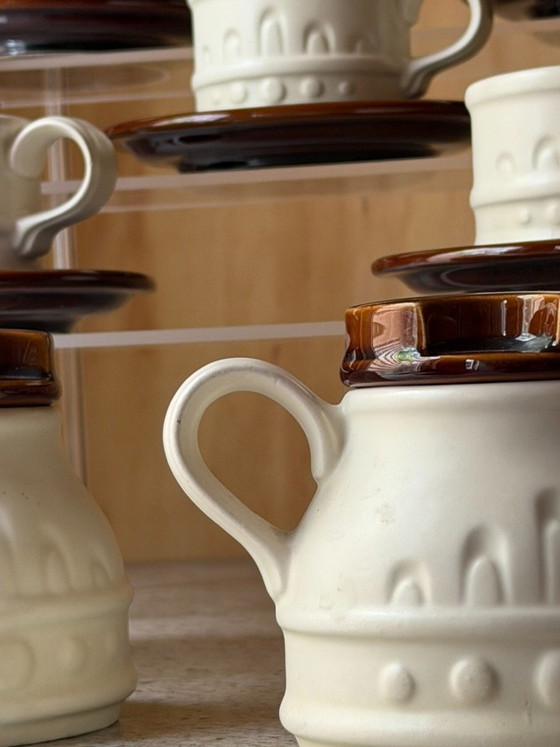 Servizio da caffè vintage Carlton Ware, composto da 14 pezzi in ceramica, stile metà secolo, con tazzine da (photo 11 of 16)