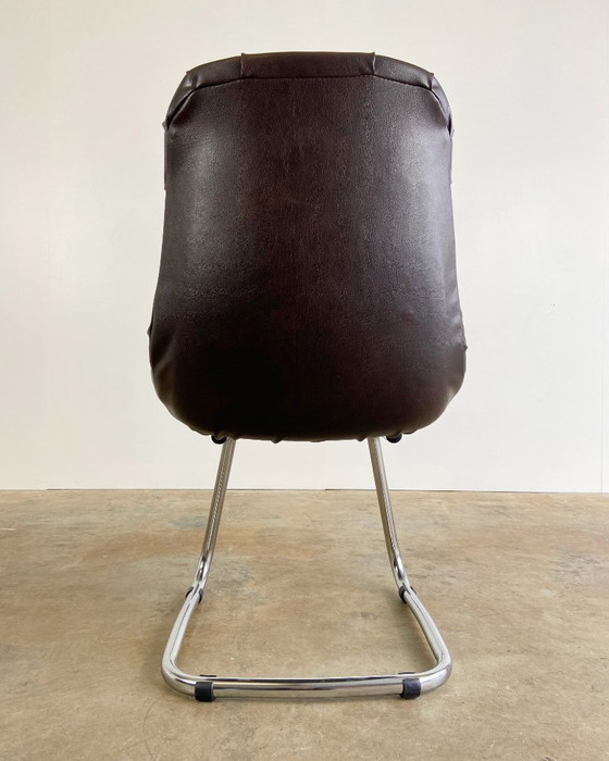 Image 1 of Sedia vintage con struttura tubolare, design anni '70