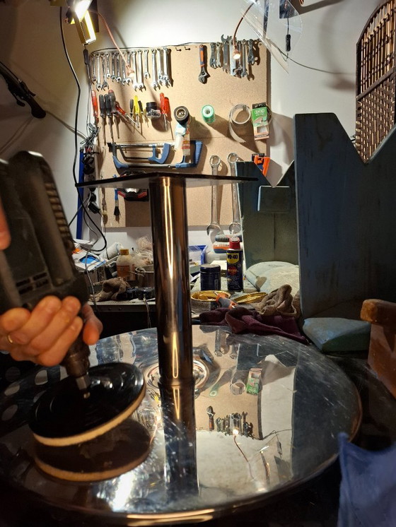 Image 1 of Mid-Century Modern Space Age draaibare loungestoel