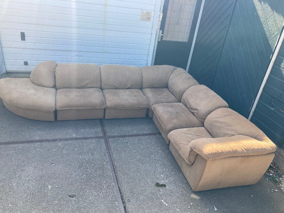 Image 1 of Unique, Large Element Sofa by Laauser in Leather, 5x