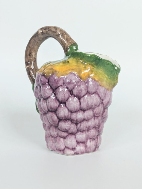 Image 1 of Brocca per uva in maiolica Ceramiche di Bassano — Italia — Vintage