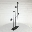 Vintage XL metal candlestick with 5 arms, 1990s