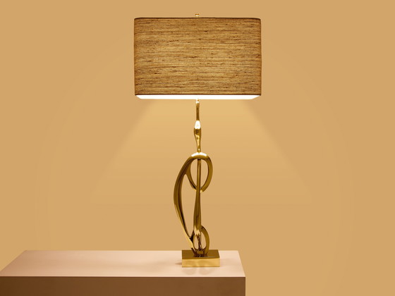 Image 1 of Willy Daro sculpture en bronze lampe de table 1970