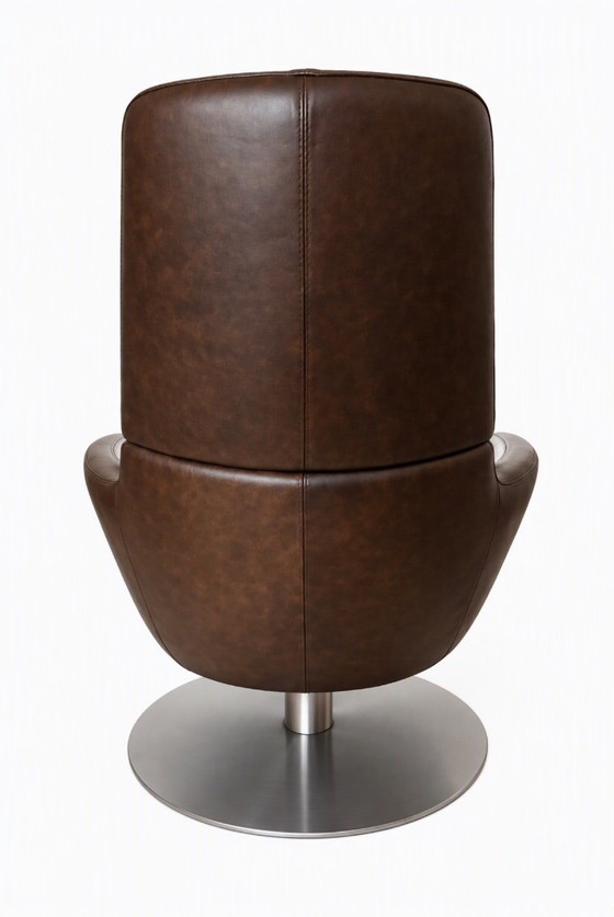 Fauteuil vintage Natuzzi Brend – Cuir (photo 5 of 5)