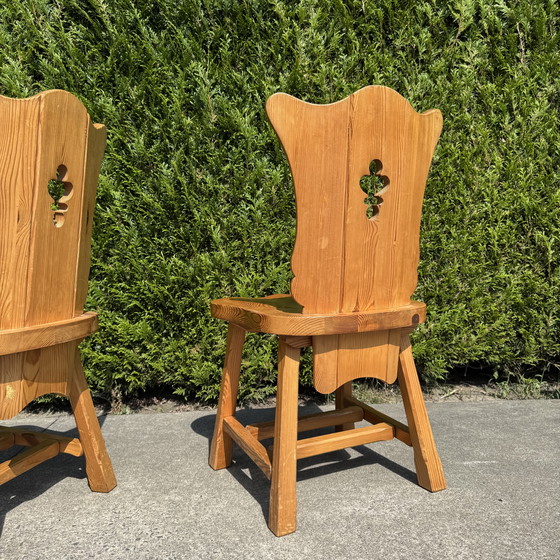 Image 1 of Set van 6 vintage stoelen