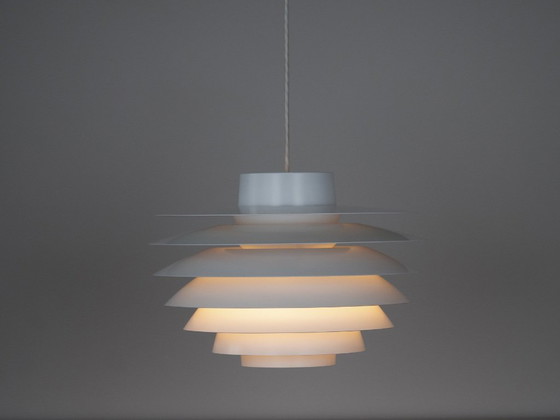 Image 1 of Lampada a sospensione Verona vintage danese di Svend Middelboe, Lyfa, 1962