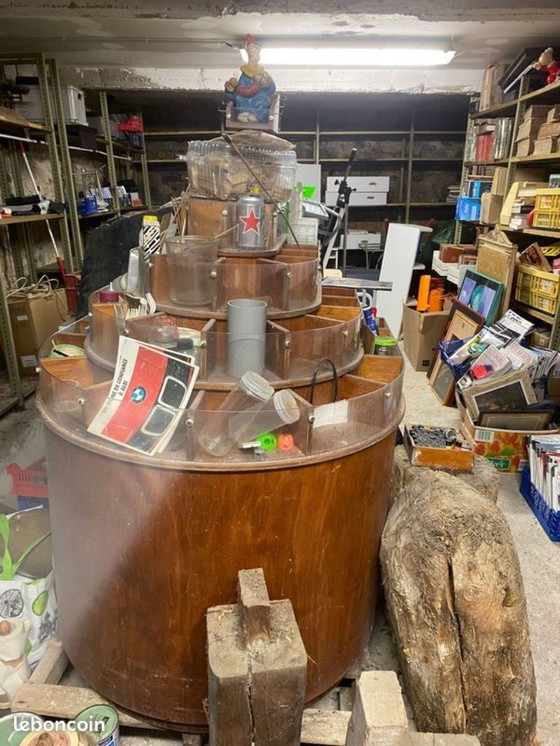 Image 1 of [Vintage] Authentieke vintage/industriële handelsvitrine