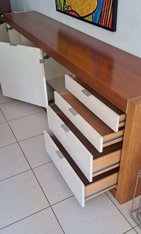 Image 1 of Pastoe dressoir L160 Jubileum - kersenhout met wit
