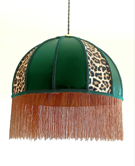 Lampada a Sospensione Leopardo e Frange – Lampade a sospensione, Silk, Textile (photo 2 of 12)