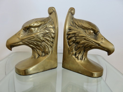 Paire de Serre-Livres en Bronze "Aigle" Années 30-40
