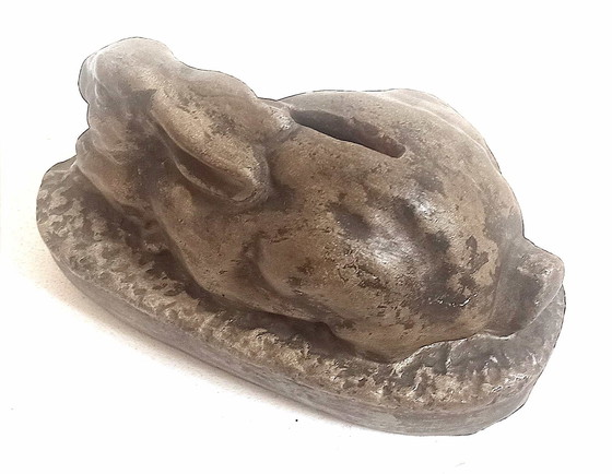 Image 1 of Tirelire à Casser de Boucher Années 30 Largeur 22 cm