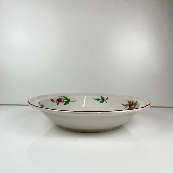 Image 1 of Salad bowl with rim, Réverbère model by KG Lunéville