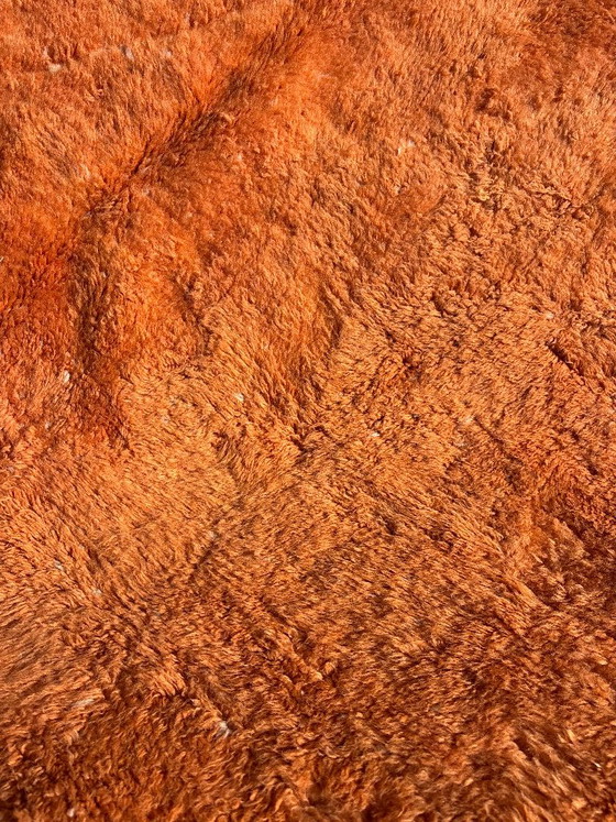 Orange Moroccan Rug 200x300 cm, Authentic Moroccan Rug, Berber Carpet – Rugs & carpets, Wool (photo 10 of 12)