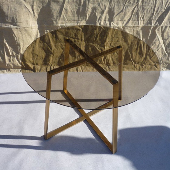 Table de salle à manger Verre fumé bronze – Tables de salle à manger (photo 3 of 5)