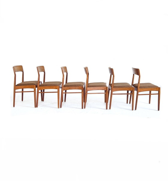 Image 1 of 6x vintage dining chair, Henning Kjærnulf '60