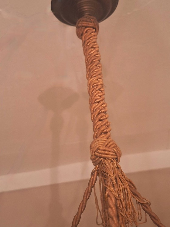 Image 1 of Suspension ancienne en albâtre veiné, 1920-1930