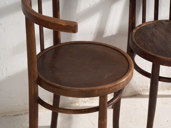 Antike Sessel im Thonet-Stil aus Bugholz – Mitteleuropa, circa 1930 - 2er-Set Stühle #3 (photo 20 of 40)