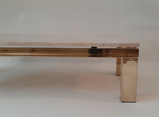 Image 1 of Table basse en travertin Belgachrom