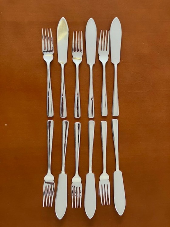 Image 1 of Silver-plated cutlery set Gero 100