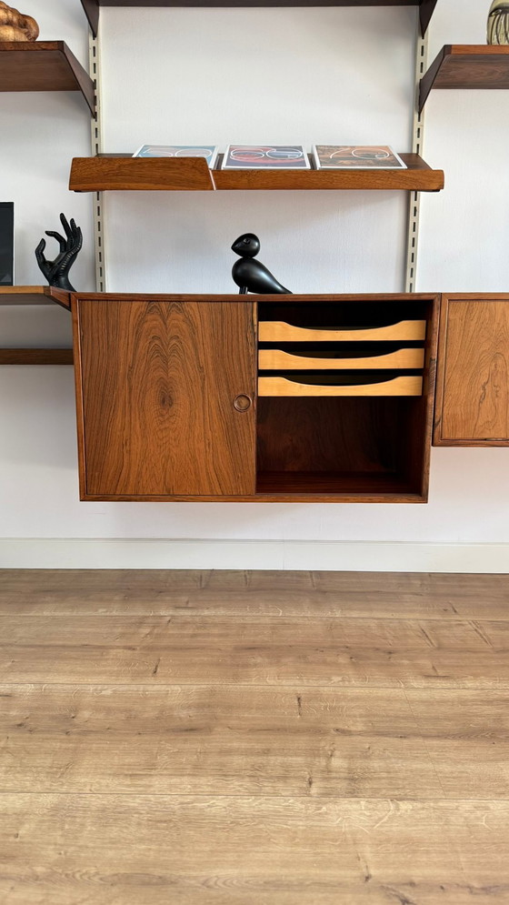 Image 1 of Modular wall system by Kai Kristiansen for FM Møbler 1960s