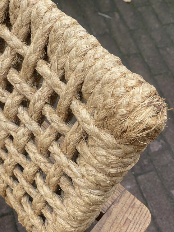 Image 1 of Fauteuil Bas van Pelt 1936 -chaise corde audoux minet