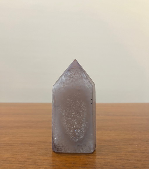 Brazilian Druzy Banded Agate Tower