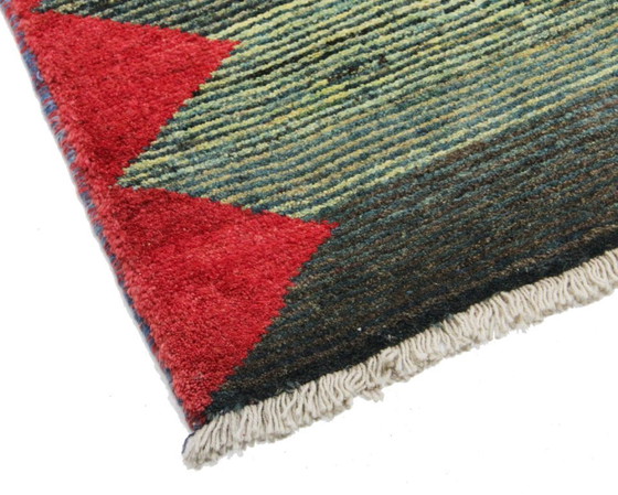 Image 1 of Original Perserteppich Gabbeh Ghashghai Orientteppich 214 cm x 172 cm Alt Natur