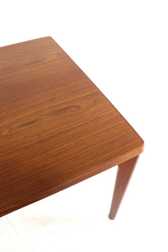 Image 1 of Henning Kjaernulf for Vejle extendable dining table table Danish vintage