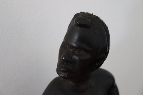 Image 1 of Wooden sculpture African figure