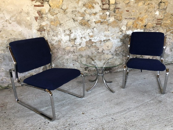 Image 1 of Mid-Century Lounge Chairs, Circa 1970's, Set of 2
