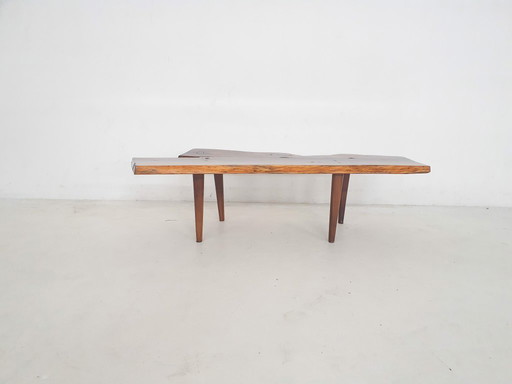 Reynolds of Ludlow tree trunk coffee table, U.K 1970's