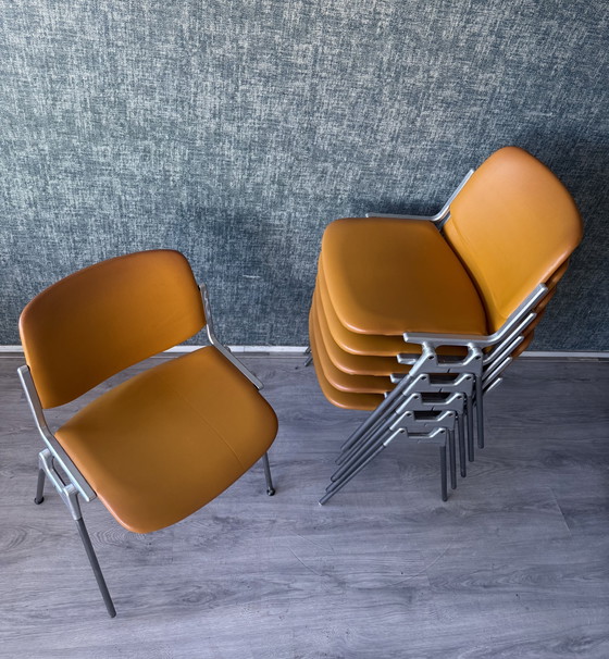 Image 1 of 6 sedie DSC106 di Giancarlo Piretti per Castelli, anni '60