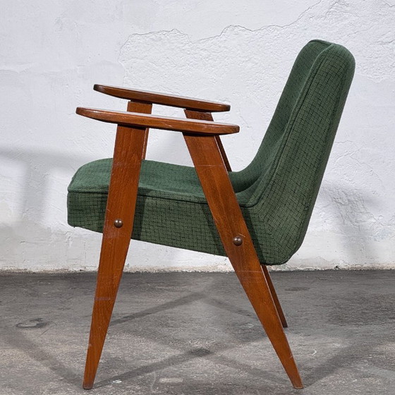 Chierowski Type 366 Lounge Chairs, Pair, 1960s – Józef Chierowski, Armchairs, Textile (photo 7 of 13)