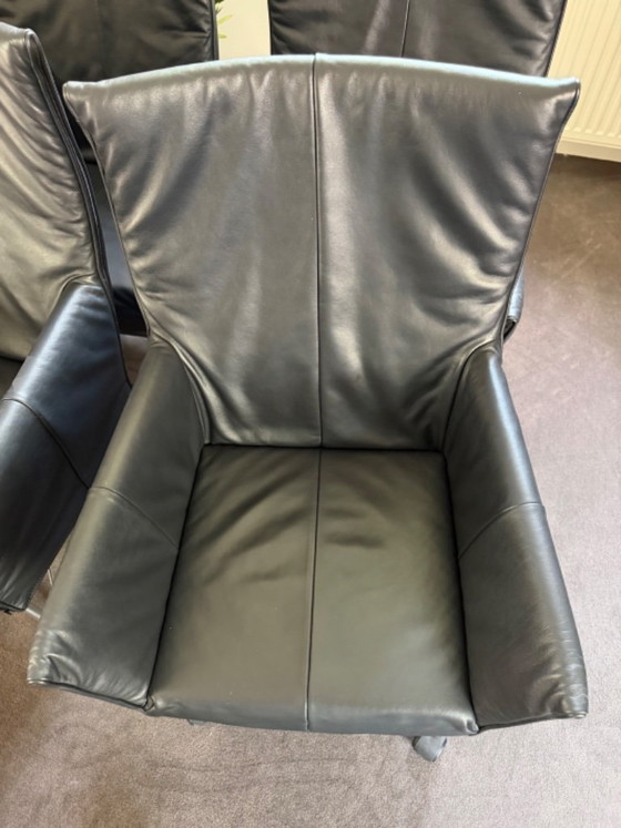 Image 1 of Montis Chaplin black dining chair 16 pieces