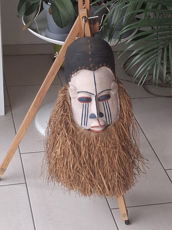 Maschera casco Suku Congo – African mask, Oggetti decorativi, Wood (photo 5 of 5)