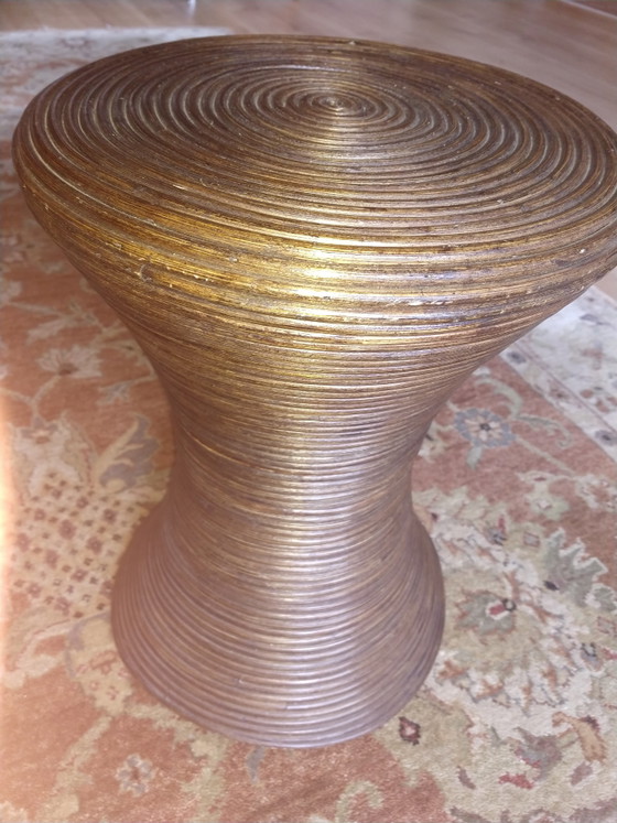 Boho Rattan Sanduhr Beistelltisch – Beistelltische (photo 5 of 10)