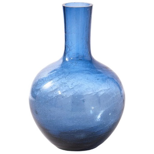 Vase sphérique en verre craquelé Polspotten L