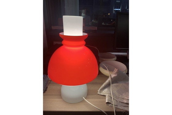 Image 1 of Glazen tafellamp, Tsjechië, 1960