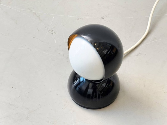 Image 1 of Eclisse table lamp in black by Vico Magistretti for Artemide, Italy, 1960s