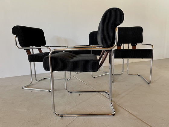 Image 1 of Tucraom Stühle von Guido Faleschini für i4 Mariani, 4 . Satz