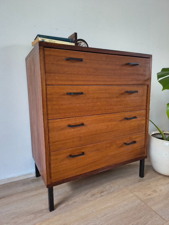 Credenza Mid-Century (Teak) – 4 Cassetti – simpla lux, Credenze, Legno (photo 2 of 11)