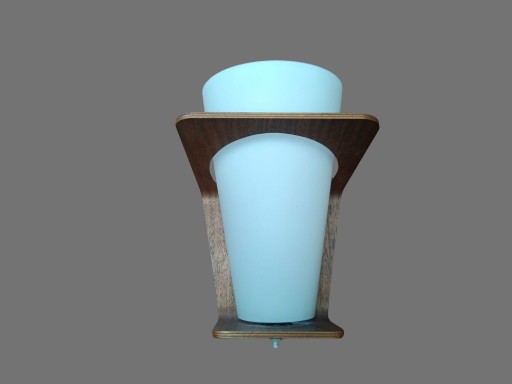 Lampada da parete Louis Kalff NX41 per Philips – Design olandese degli anni '60 – wandlampen, Wood, Glass